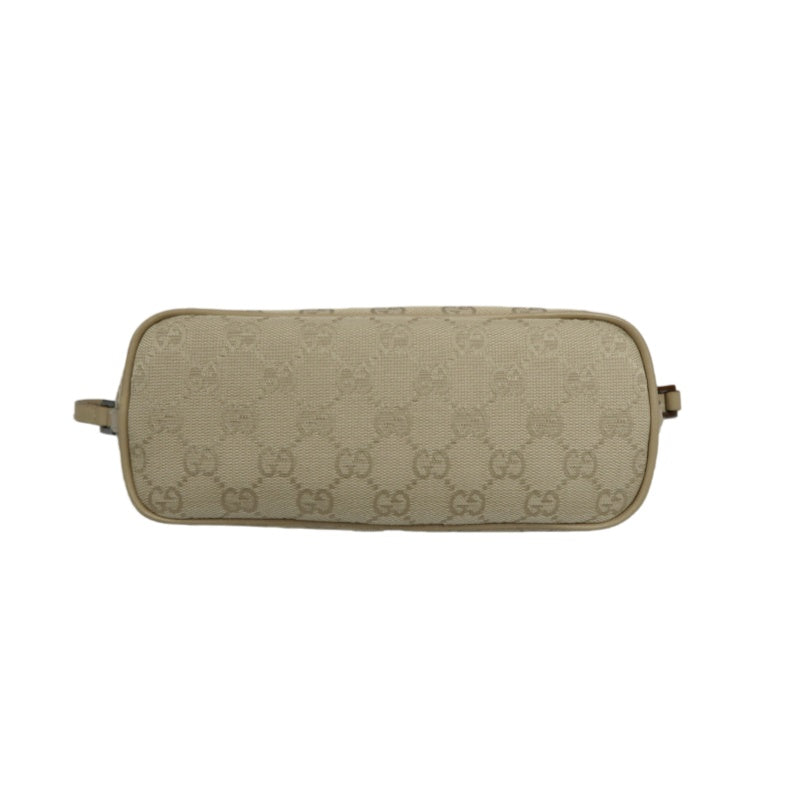 Gucci GG Canvas Handbag, Beige, GG Monogram Canvas Underarm Bag