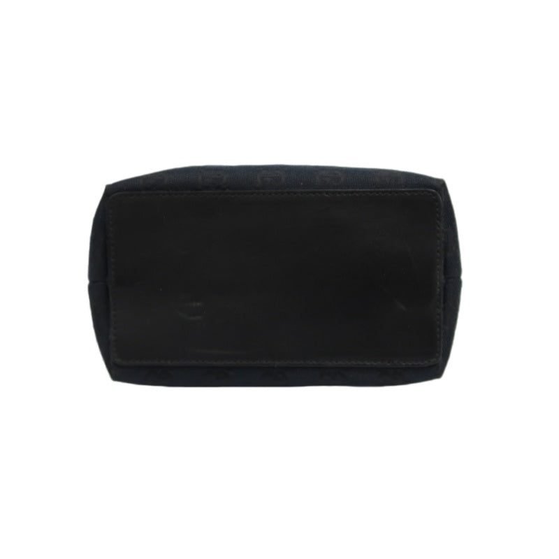 Gucci GG Canvas Tote Bag, Black, Silver Hardware