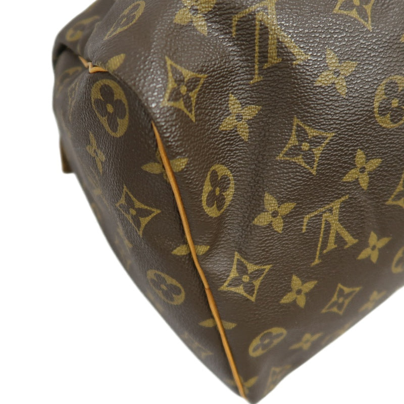 LOUIS VUITTON Speedy 35 Monogram Handbag, Brown, LV Monogram PVC Speedy 35 Handbag