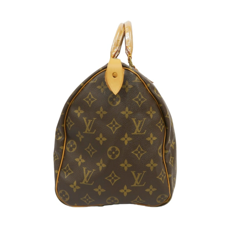 LOUIS VUITTON Speedy 35 Monogram Handbag, Brown, LV Monogram PVC Speedy 35 Handbag