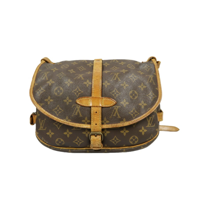 LOUIS VUITTON Soufflot 30, Monogram Canvas, Brown, Shoulder & Crossbody Bag