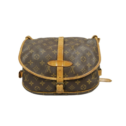 LOUIS VUITTON Soufflot 30, Monogram Canvas, Brown, Shoulder & Crossbody Bag