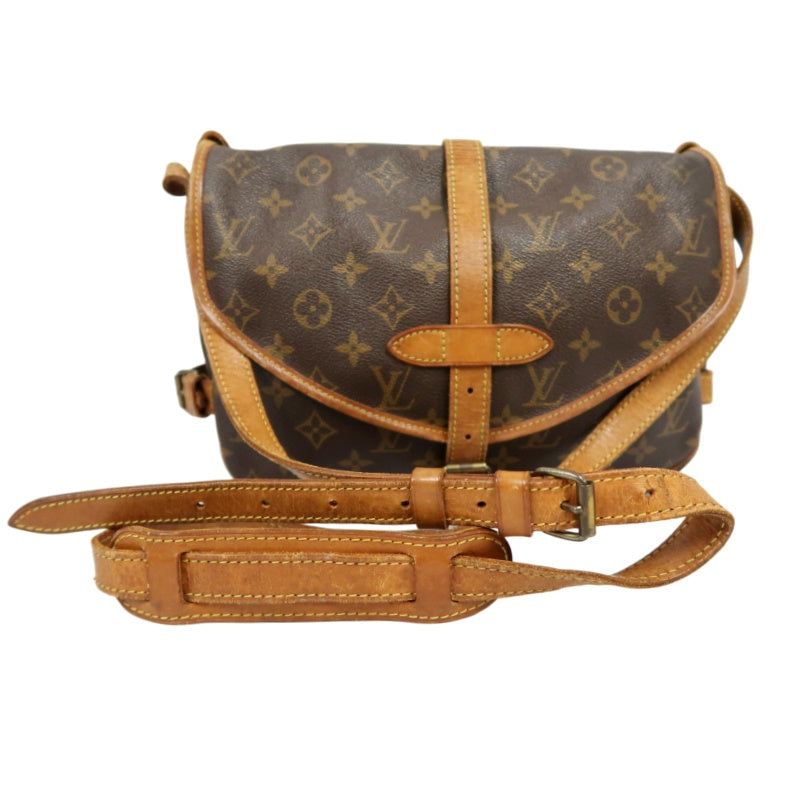 LOUIS VUITTON Soufflot 30, Monogram Canvas, Brown, Shoulder & Crossbody Bag