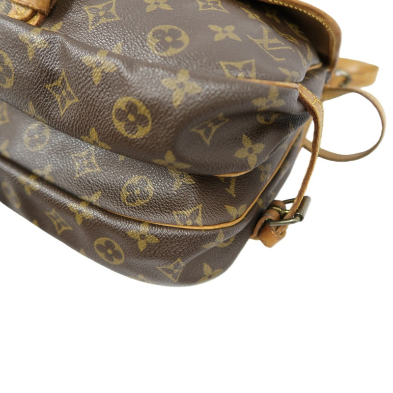 LOUIS VUITTON Soufflot 30, Monogram Canvas, Brown, Shoulder & Crossbody Bag