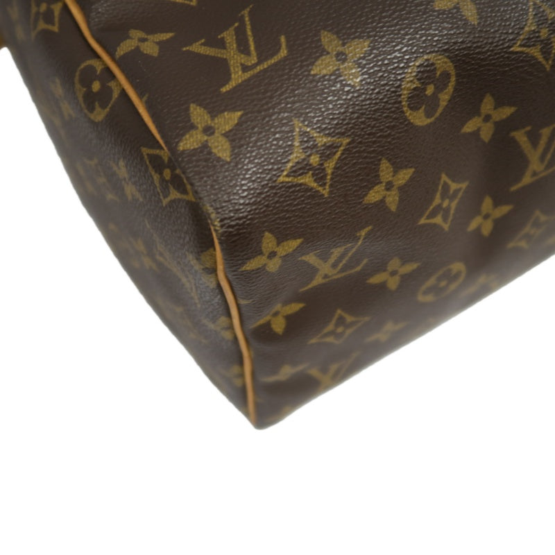LOUIS VUITTON Speedy 30, Monogram Canvas, Brown Handbag, with Padlock & 2 Keys