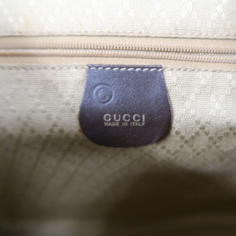 Gucci Bamboo Backpack Leather Brown Gold Hardware