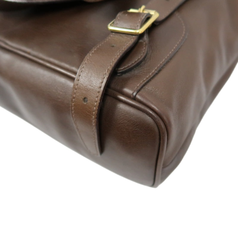 Gucci Bamboo Backpack Leather Brown Gold Hardware