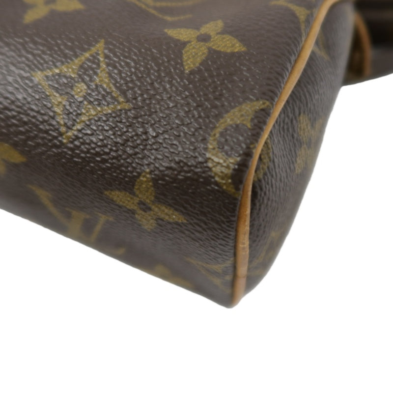 LOUIS VUITTON Nano Speedy, Monogram Canvas, Brown Handbag, with Shoulder Strap