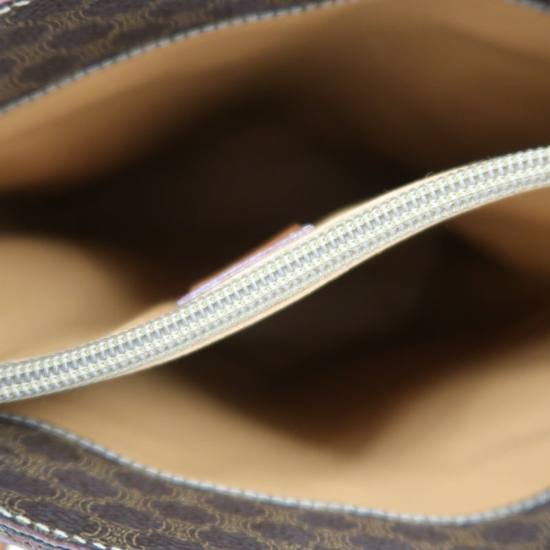 CELINE Macadam Tote Bag, Brown, CELINE Monogram PVC, Shoulder Bag