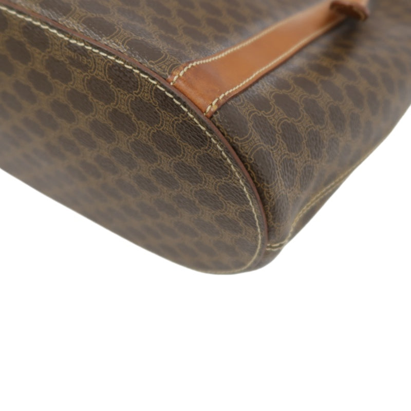 CELINE Macadam Tote Bag, Brown, CELINE Monogram PVC, Shoulder Bag