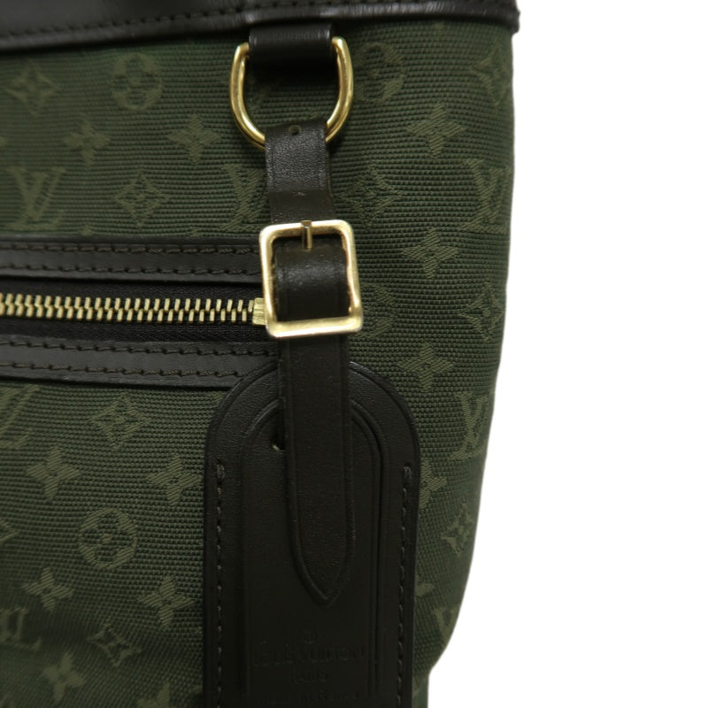 Louis Vuitton Mini Lucille PM, Monogram Mini Canvas Handbag, Green, Gold Hardware