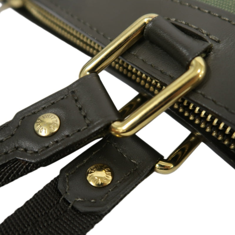 Louis Vuitton Mini Lucille PM, Monogram Mini Canvas Handbag, Green, Gold Hardware