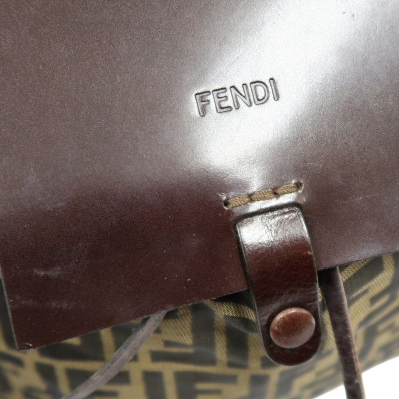 Fendi Zucca Backpack, Canvas, Brown