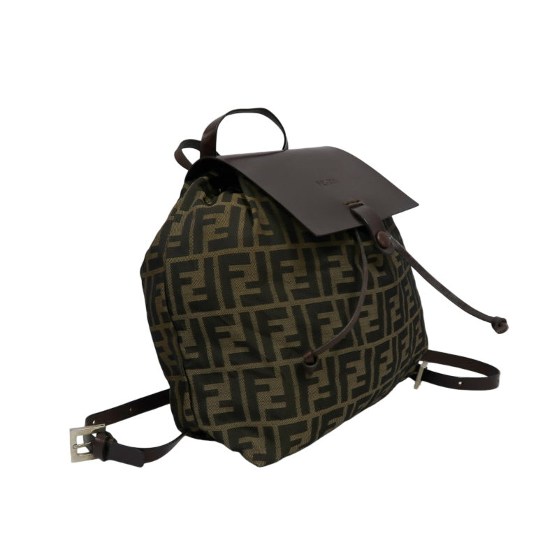 Fendi Zucca Backpack, Canvas, Brown