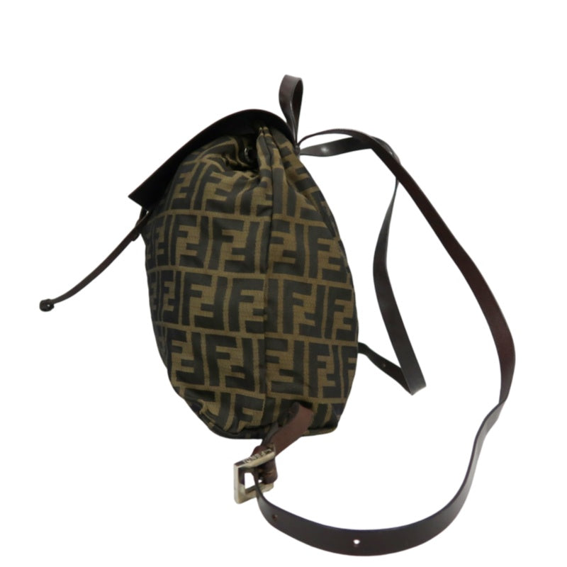 Fendi Zucca Backpack, Canvas, Brown