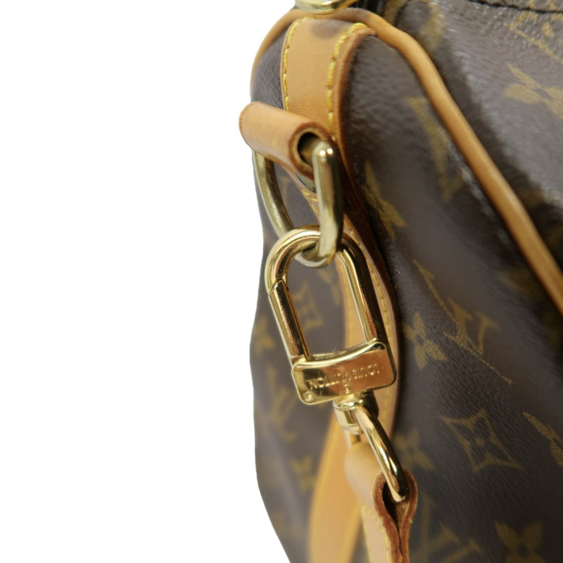 LOUIS VUITTON Keepall Bandoulière 50, Monogram Canvas, Brown, Boston Bag, Handbag