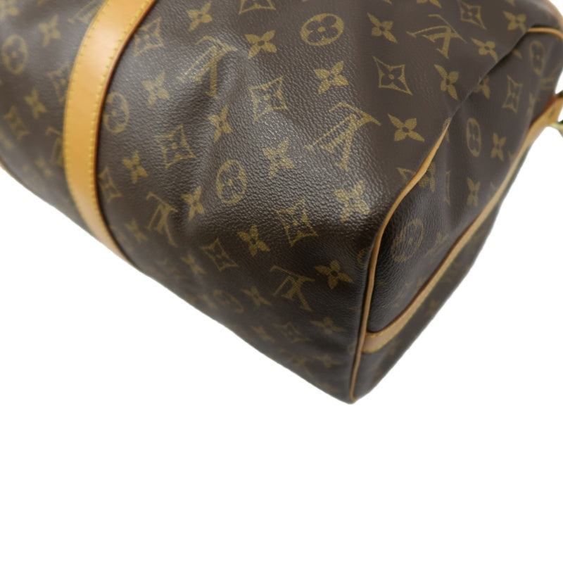 LOUIS VUITTON Keepall Bandoulière 50, Monogram Canvas, Brown, Boston Bag, Handbag