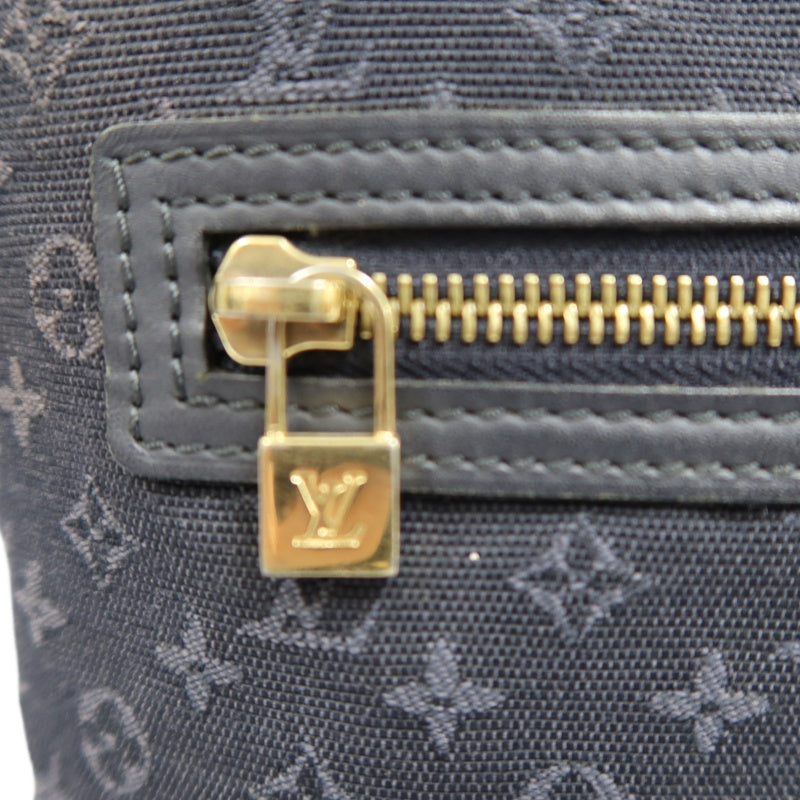 Louis Vuitton Luco PM Monogram Mini Handbag, Canvas, Black, Gold Hardware, LV Black Denim Canvas Handbag