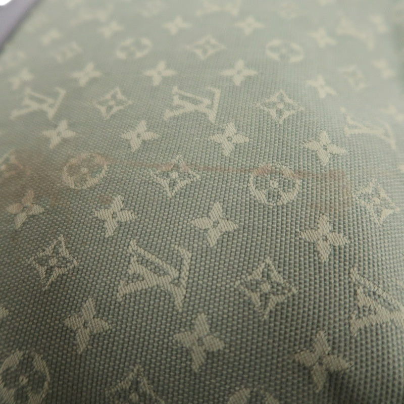 Louis Vuitton Mini Lucille PM, Monogram Mini Canvas Handbag, Green, Gold Hardware