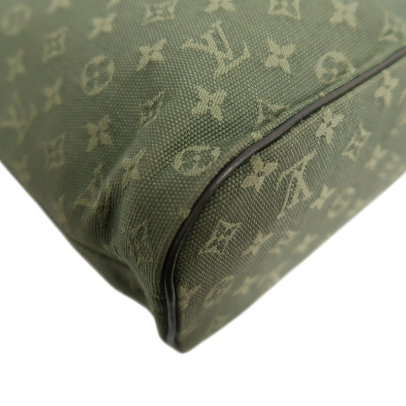 Louis Vuitton Mini Lucille PM, Monogram Mini Canvas Handbag, Green, Gold Hardware