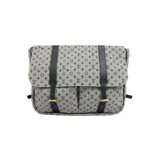 LOUIS VUITTON Sac Mam Monogram Mini Shoulder Bag, Canvas, Gray