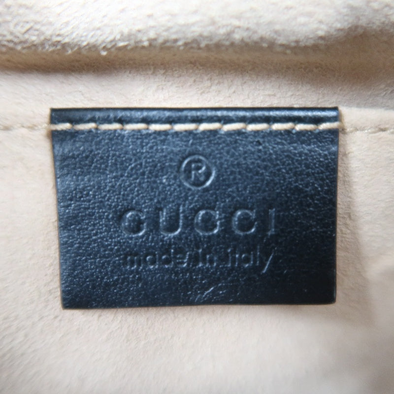 GUCCI GG Marmont Mini Camera Bag, Leather, Black, Gold Hardware
