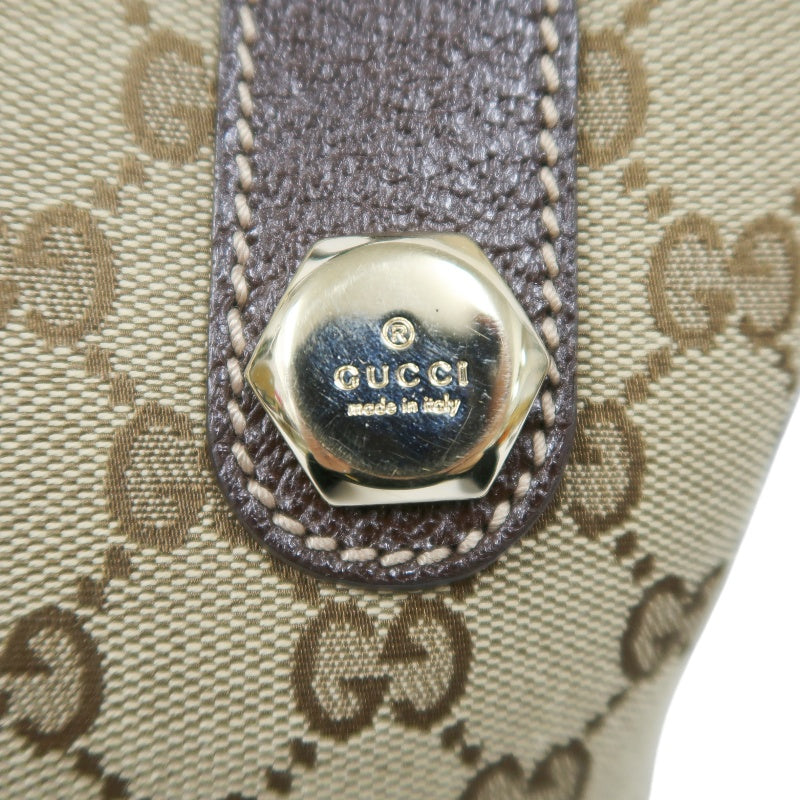 GUCCI GG Canvas Tote Bag Brown Gold Hardware GUCCI Beige Monogram Canvas Basketweave Tote Shoulder Bag