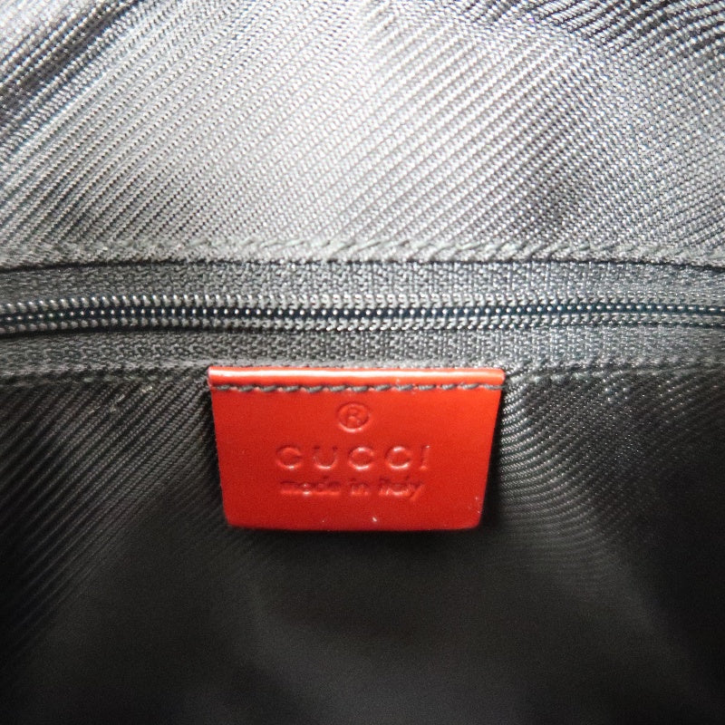 GUCCI GG Canvas Shoulder Bag, Red, Gold Hardware