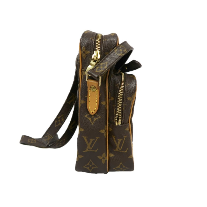 LOUIS VUITTON Amazon Monogram Shoulder Bag Brown LV Monogram PVC Vertical Camera Crossbody Bag