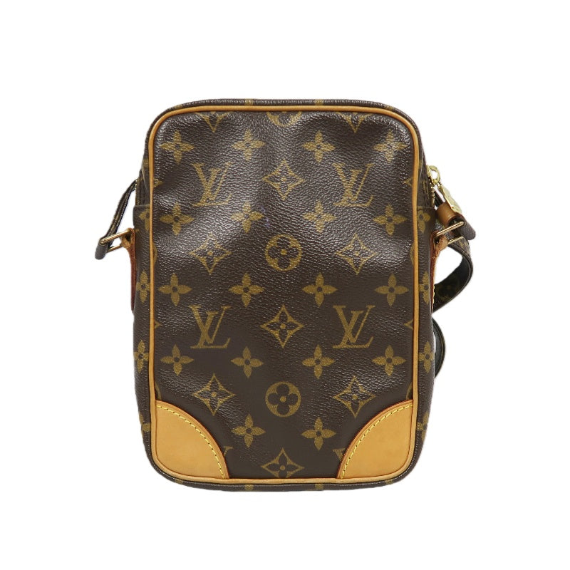 LOUIS VUITTON Amazon Monogram Shoulder Bag Brown LV Monogram PVC Vertical Camera Crossbody Bag