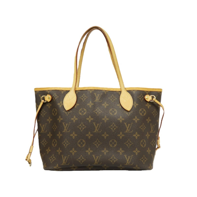 LOUIS VUITTON Monogram Brown Neverfull PM Tote Shoulder Bag