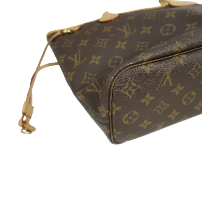 LOUIS VUITTON Monogram Brown Neverfull PM Tote Shoulder Bag