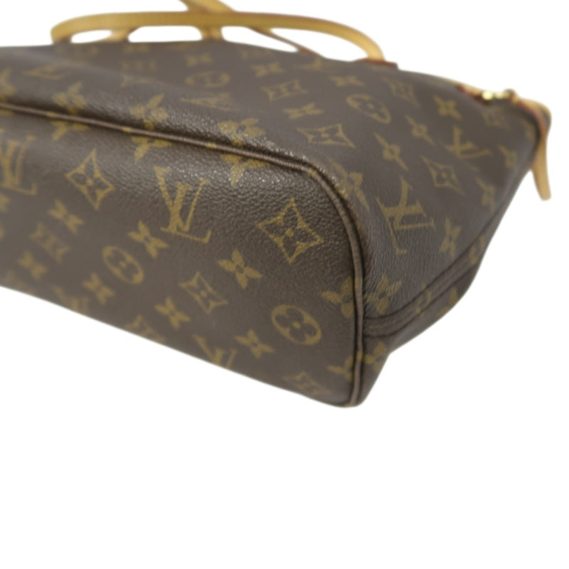 LOUIS VUITTON Monogram Brown Neverfull PM Tote Shoulder Bag