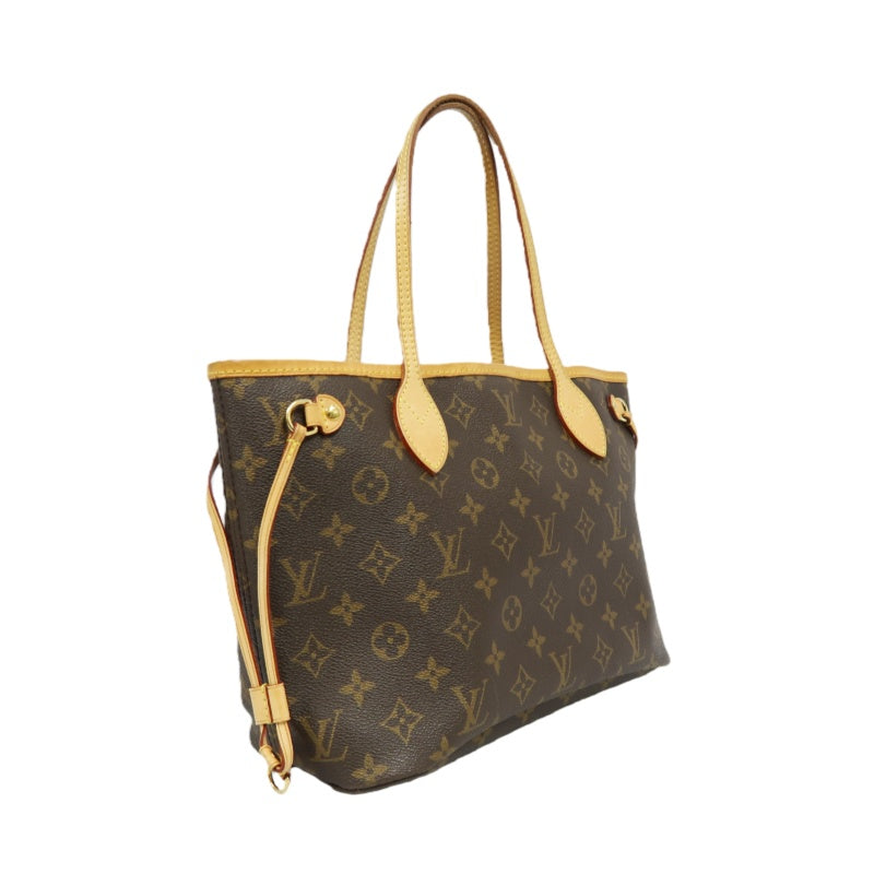 LOUIS VUITTON Monogram Brown Neverfull PM Tote Shoulder Bag