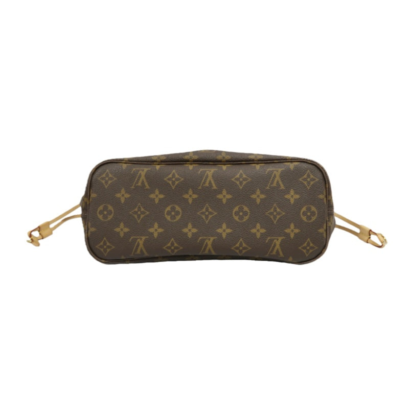 LOUIS VUITTON Monogram Brown Neverfull PM Tote Shoulder Bag