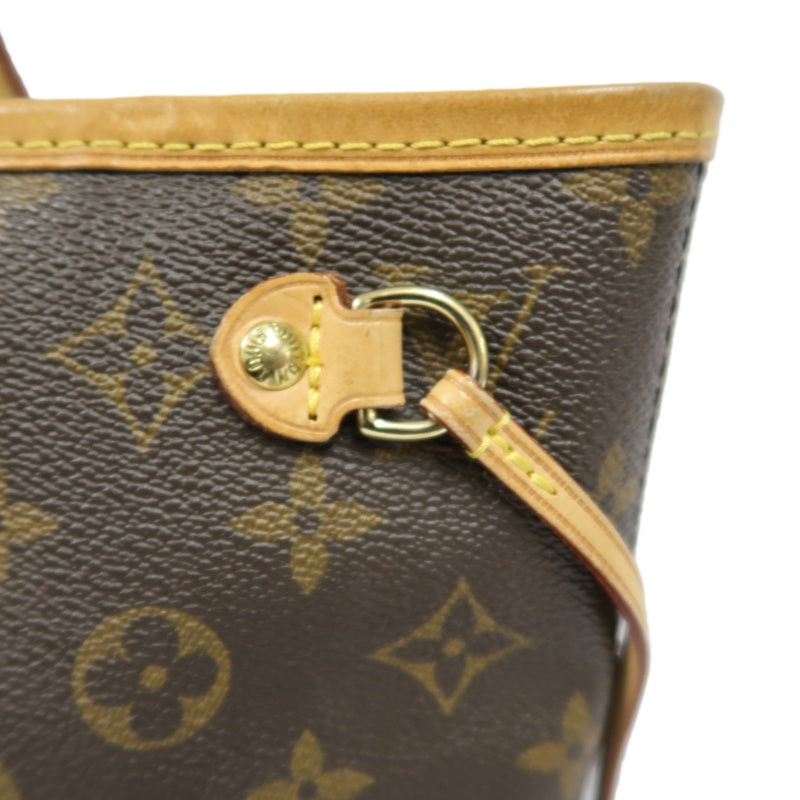 LOUIS VUITTON Monogram Brown Neverfull PM Tote Shoulder Bag