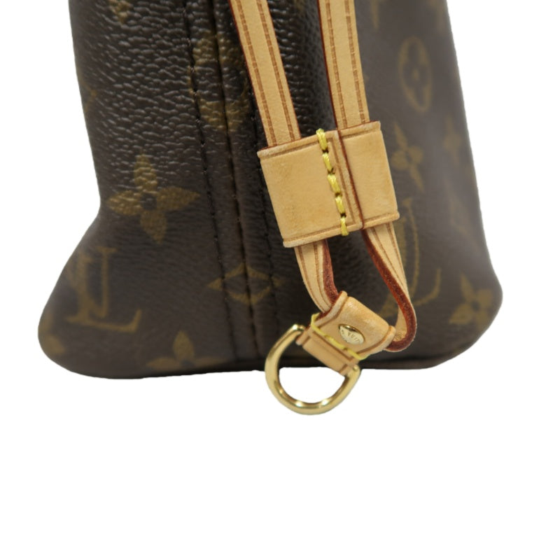 LOUIS VUITTON Monogram Brown Neverfull PM Tote Shoulder Bag
