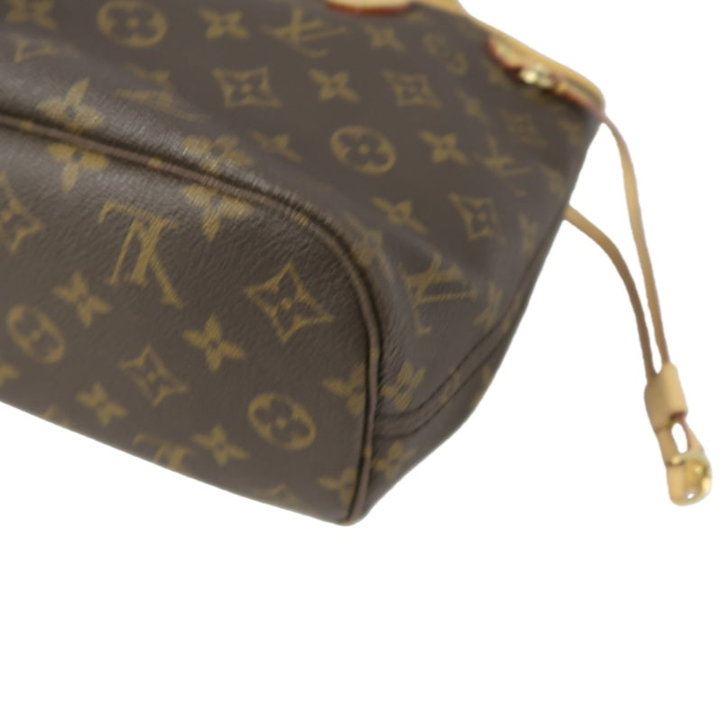 LOUIS VUITTON Monogram Brown Neverfull PM Tote Shoulder Bag