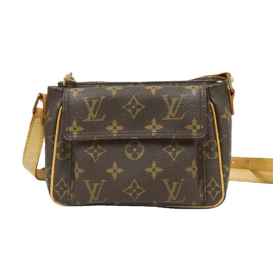 LOUIS VUITTON Viva Cité PM Monogram Shoulder Bag Brown LV Monogram PVC Tofu Crossbody Bag