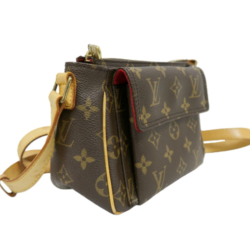 LOUIS VUITTON Viva Cité PM Monogram Shoulder Bag Brown LV Monogram PVC Tofu Crossbody Bag
