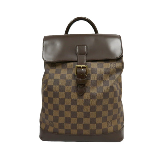 LOUIS VUITTON Soho Damier Backpack Brown LV Brown Damier PVC Backpack