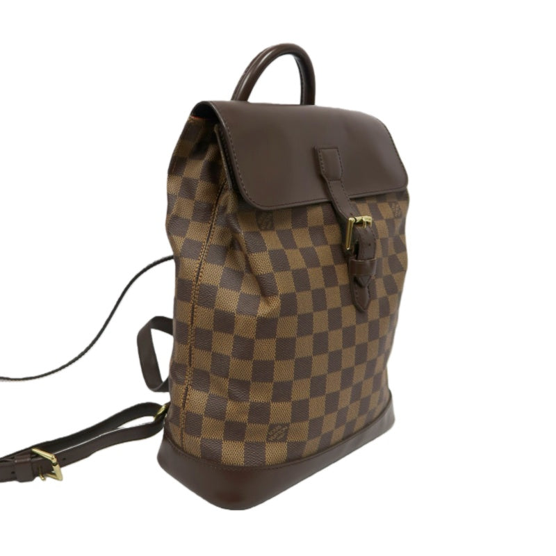 LOUIS VUITTON Soho Damier Backpack Brown LV Brown Damier PVC Backpack