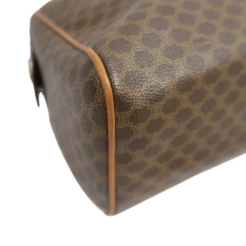 CELINE Macadam Boston Bag, Brown, CELINE Monogram PVC Boston Handbag