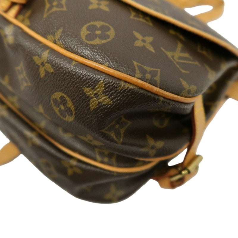 LOUIS VUITTON Saumur 30 Monogram Shoulder Bag Brown LV Monogram PVC Saumur 30 Crossbody Bag