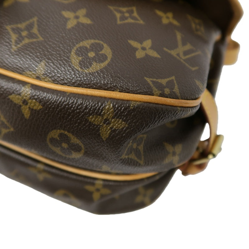 LOUIS VUITTON Saumur 30 Monogram Shoulder Bag Brown LV Monogram PVC Saumur 30 Crossbody Bag