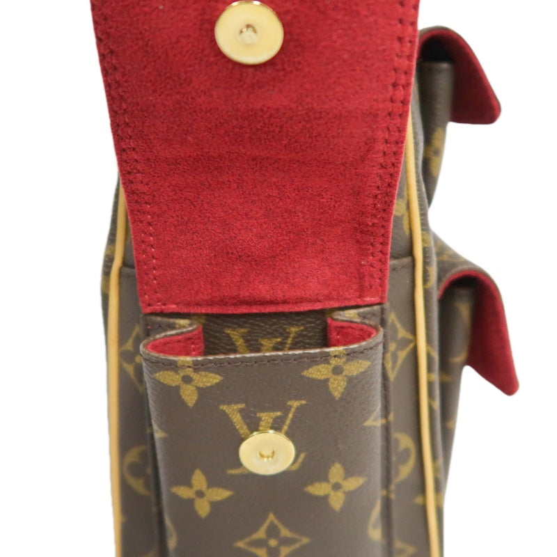 LOUIS VUITTON Monogram Excentri-Cité, Brown, Top Handle & Shoulder Bag, Coated Canvas
