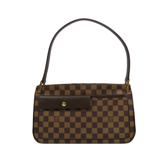 LOUIS VUITTON Overnight Damier Handbag, Brown, Shoulder Bag