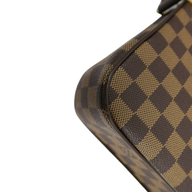 LOUIS VUITTON Overnight Damier Handbag, Brown, Shoulder Bag