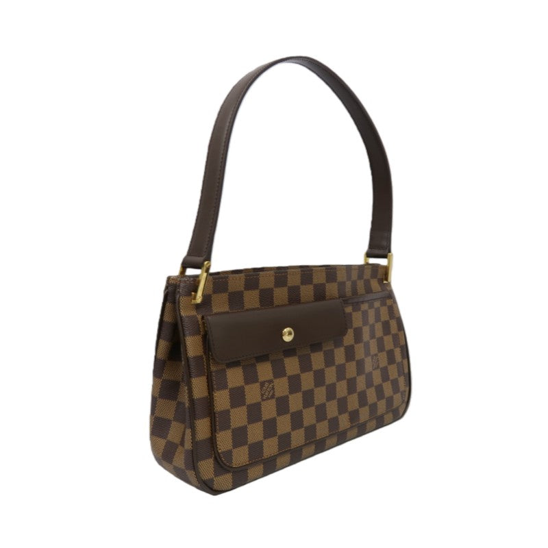 LOUIS VUITTON Overnight Damier Handbag, Brown, Shoulder Bag