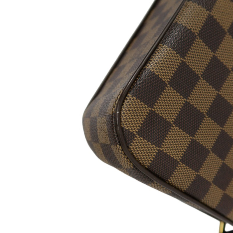 LOUIS VUITTON Overnight Damier Handbag, Brown, Shoulder Bag
